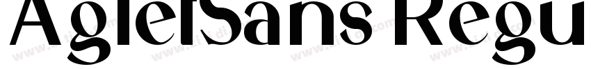 AgletSans Regular字体转换